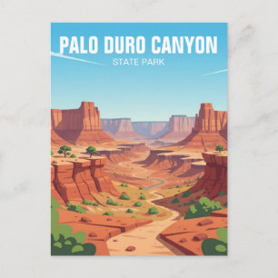 Reise nach Texas Palo Duro Canyon State Park Postkarte