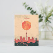 Reise nach Tokio Postkarte (Stehend Vorderseite)