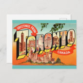Reise nach Toronto Kanada Postkarte (Vorne/Hinten)
