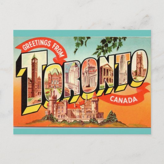 Reise nach Toronto Kanada Postkarte (Vorderseite)