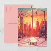 Reise nach Toronto Postkarte (Vorne/Hinten)