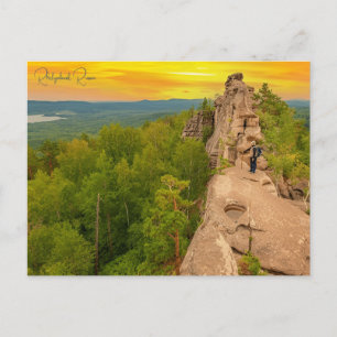 Reise nach Tscheljabinsk Russland Vintage Kunst Fo Postkarte