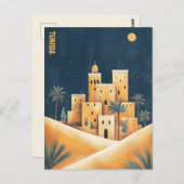 Reise nach Tunesien Postkarte (Vorne/Hinten)