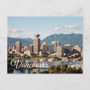 Reise nach Vancouver Kanada Postkarte
