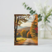 Reise nach Vermont Postkarte (Stehend Vorderseite)