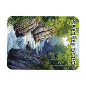Reise nach Vermont Quechee Gorge Magnet (Horizontal)