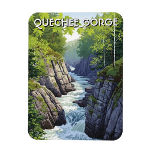 Reise nach Vermont Quechee Gorge Magnet
