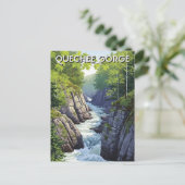 Reise nach Vermont Quechee Gorge Postkarte (Stehend Vorderseite)