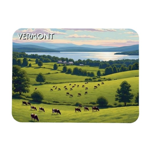 Reise nach Vermont Shelburne Farms Magnet (Horizontal)