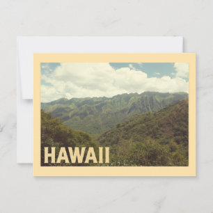 Reise nach Vintage Hawaii Postkarte