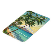 Reise nach Vintage Hilo Hawaii Magnet (Linke Seite)