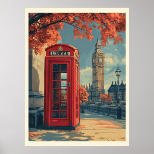 Reise nach Vintage London Poster