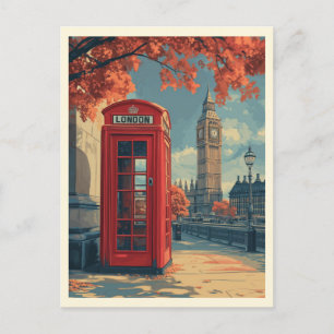 Reise nach Vintage London Postkarte