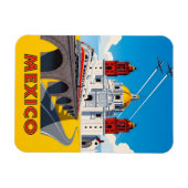 Reise nach Vintage-Mexiko Magnet (Horizontal)