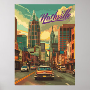 Reise nach Vintage Nashville  Poster