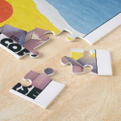 Reise nach Vintage Paris Lyon Mittelmeer Puzzle (Seite)