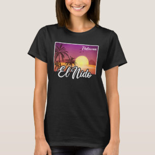 Reise nach Vintage Philippinen Asien Urlaub El Nid T-Shirt