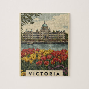 Reise nach Vintage Victoria British Columbia Puzzle
