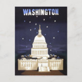 Reise nach Washington DC Postkarte (Vorderseite)