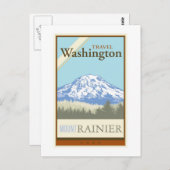 Reise nach Washington Postkarte (Vorne/Hinten)