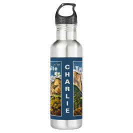 Reise-Name-Wasserflaschen Yosemite Vintage Edelstahlflasche
