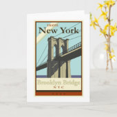 Reise New York Karte (Gelbe Blume)