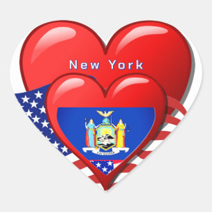 Reise New York Liebes Aufkleber