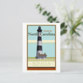 Reise North Carolina Postkarte (Stehend Vorderseite)