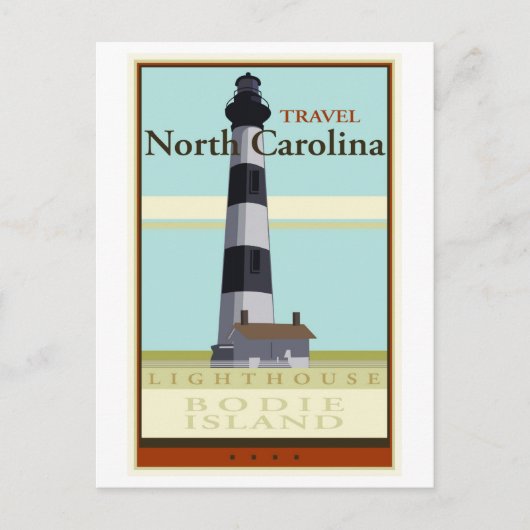 Reise North Carolina Postkarte (Vorderseite)