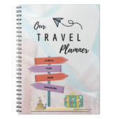 Reise- oder ReiseNotebook-Planer Notizblock (Vorderseite)