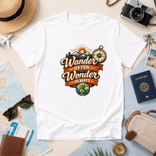 Reise oft, staune immer Reise Humor T-Shirt