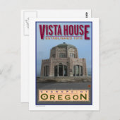 REISE-Oregon-Vista House- Postkarte (Vorne/Hinten)