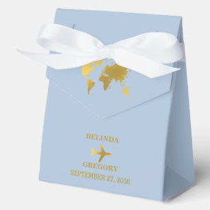 Reise-Pass für Hochzeiten in fernen Ländern in sta Geschenkschachtel