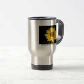 Reise/Pendler-Tasse - auffallende Sonnenblume Reisebecher (VorderseiteRechts)