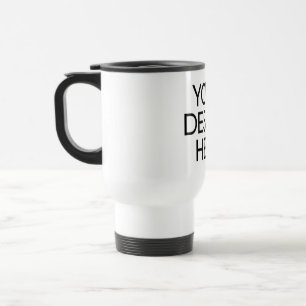 Reise-/Pendler-Tasse weiß 15oz Reisebecher