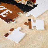 Reise-Plakat 1930 Florenz Italien Puzzle (Seite)