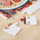 Reise-Plakat-ewiger Frühling 1947 Siziliens Puzzle (Seite)