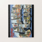 Reise-Plakat-Grafik Catalina Island_Vintage Puzzle (Vertikal)