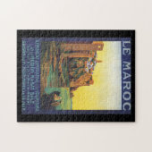 Reise-Plakat Le Maroc Vintage Puzzle (Horizontal)