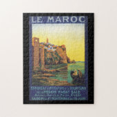 Reise-Plakat Le Maroc Vintage Puzzle (Vertikal)