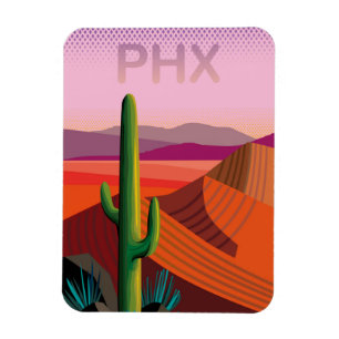 Reise-Plakat Phoenix Arizona   Magnet