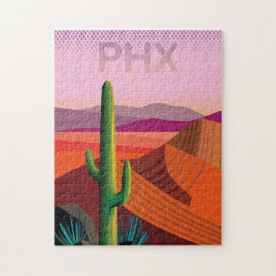 Reise-Plakat Phoenix Arizona   Puzzle