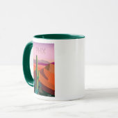 Reise-Plakat Phoenix Arizona | Tasse (Vorderseite Links)