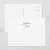 reise- postkarte (Vorne/Hinten)