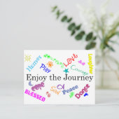 Reise Postkarte (Stehend Vorderseite)