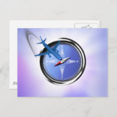 Reise-  postkarte (Vorne/Hinten)