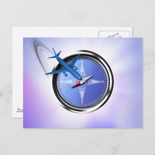 Reise-  postkarte (Vorne/Hinten)