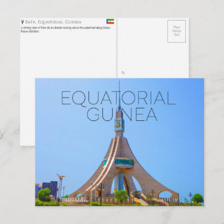 Reise-Postkarte Bata, Äquatorialguinea Postkarte