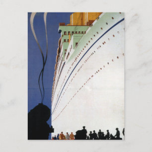 Reise-Postkarte der Vintage Canadian Cruise Lines Postkarte