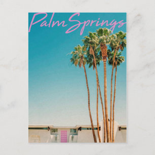 Reise-Postkarte im Vintage-Stil Palm Springs Postkarte